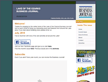Tablet Screenshot of lakebusjournal.com